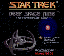 Star Trek - Deep Space Nine - Crossroads of Time Title Screen
